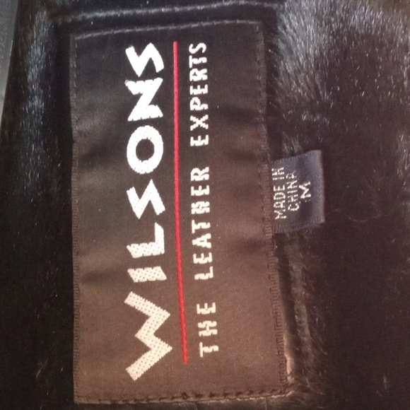 Wilson's Medium Black Leather Woman's Jacket - Picture 6 of 8